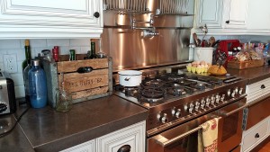 stainless steel kitchen