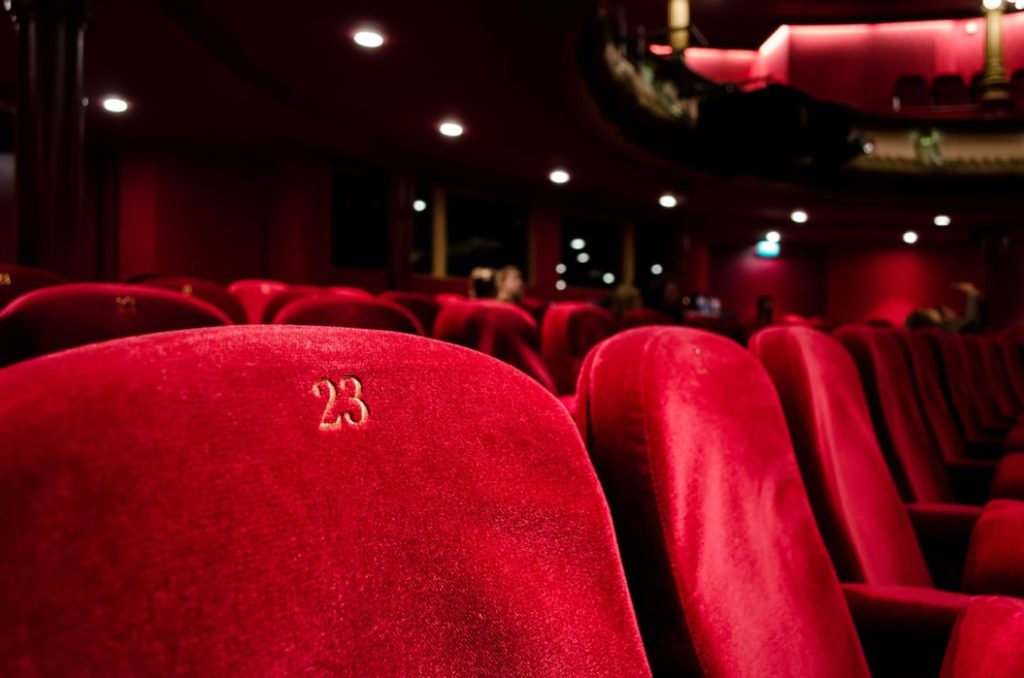 Seats in a theatre.